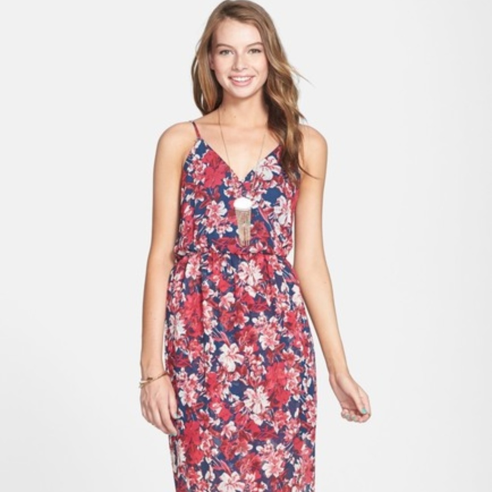 Lush Floral Print Dress Size XS
